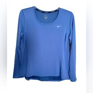 NWT Women’s Blue Nike Dri-FIT Running Long Sleeve T-Shirt XL